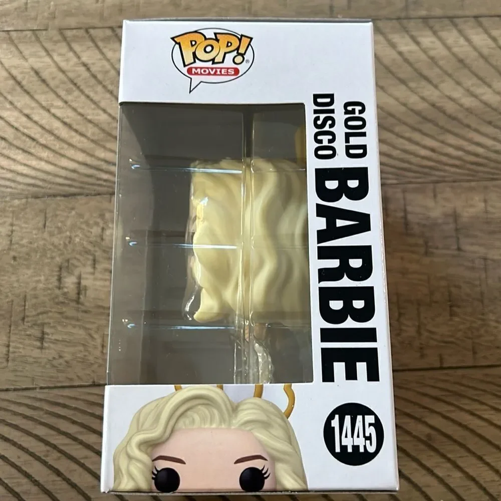 NIB Funko Gold Disco 💃 🪩 Barbie 💄 from Barbie Movie 🎥 🍿